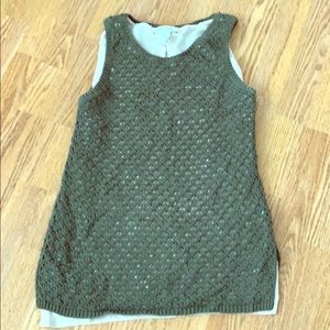 ✨WHBM Green Knit Tank